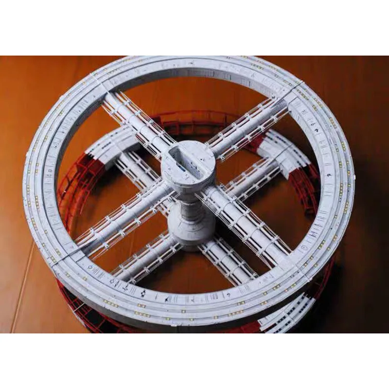 3D бумажная модель 2001 космическая роуминг станция V руководство DIY Виртуальная