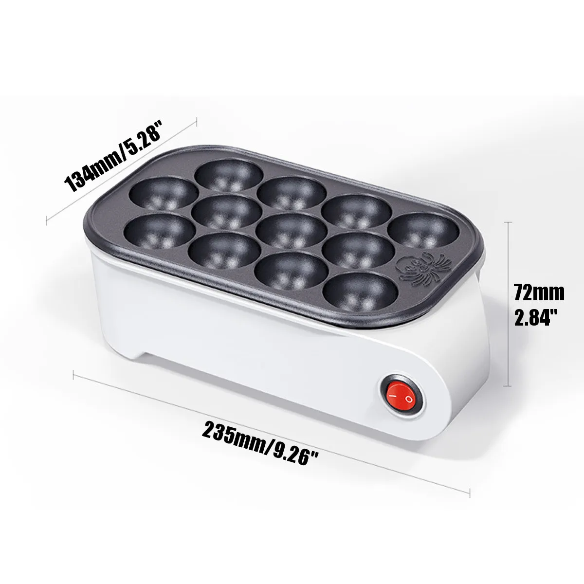 

12 hole octopus ball machine octopus grill plate electric tayaki machine grill Japanese cake oven meatball machine plate machine