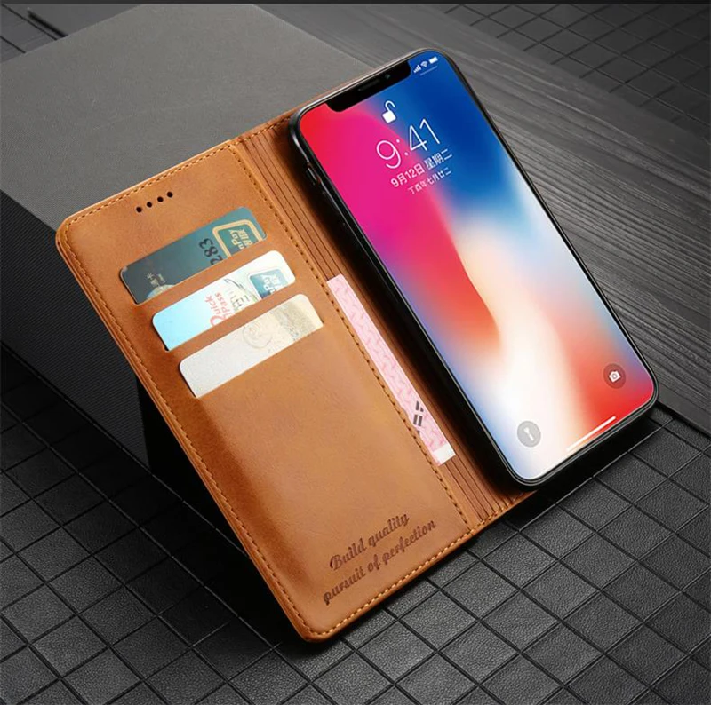Кожаный флип-чехол для iphone 11 PRO XR X XS максимальный чехол 360 полный защитный противоударный кожаный чехол для iphone 7 8plus 6S 6 PLUS