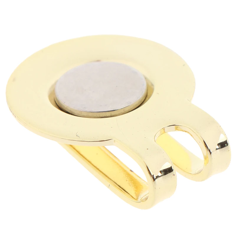 Отметка для мяча гольфа с зажимом шляпы Гольфа Магнитный открытый сплав Гольф