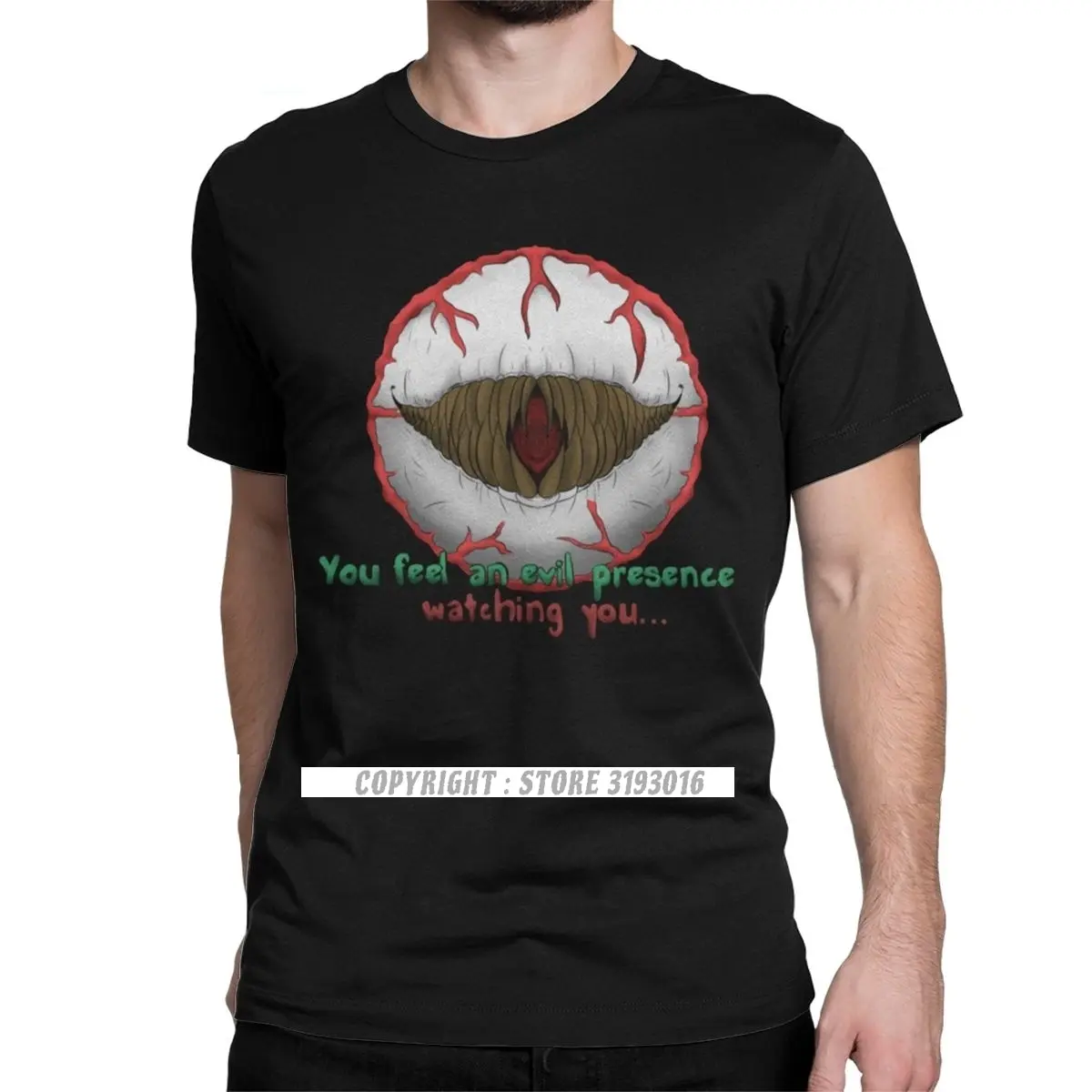 

Custom Tops & Tees Men's Watching You 3D Tshirts Terraria Eye of Cthulhu Pixel Game Funny Camisas Free Shipping