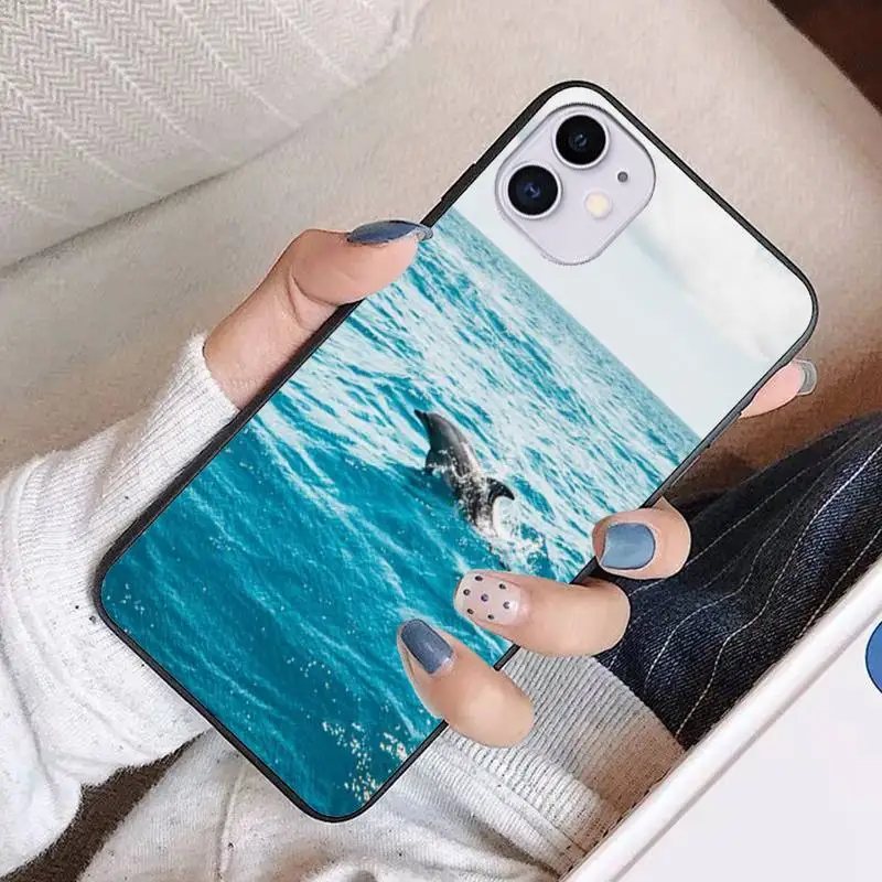 

Shark Whale Dumpling Phone Case For iphone 12 pro max case 11 Pro MAX X XR XS SE 2020 6S 7 8 Plus