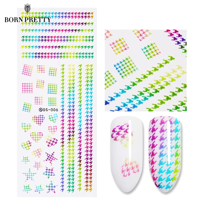 2 моделей/лист милый цветок ногтей воды передачи наклейка стикер BORN PRETTY BP-W17 #20608 |