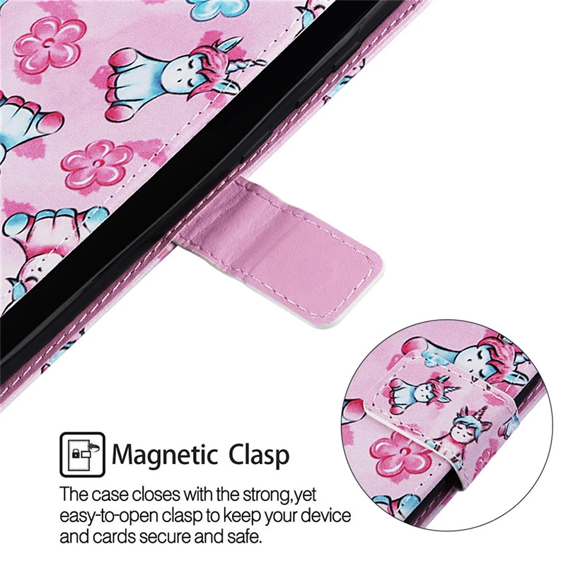 

Huawei Honor 8A Case Honor Play 8A Flip Cover on For Coque Huawei Honor 8A 8 A Luxury Cartoon Style Wallet Leather Phone Cases