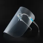 Прозрачная маска для лица, 2 шт., защита от масла и лука, Пылезащитная маска для лица, инструменты для приготовления пищи на улице