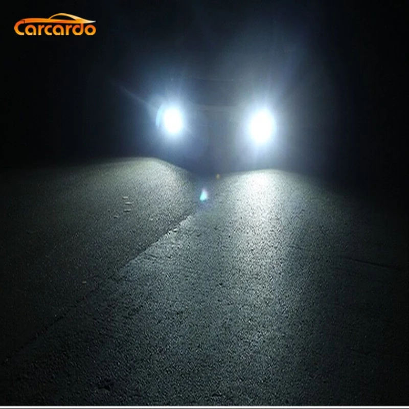 Carcardo 2 шт. T20 W21/5 Вт W21W Автомобильный светодиодный светильник 7440 7443 12V автомобиль