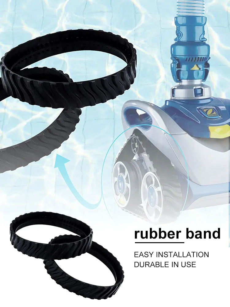 

Rubber Pool Cleaner Tire Track Wheel Band Track Replacement Parts Replacement Kits For MX8 And For MX6 Pool Clearner Efficient
