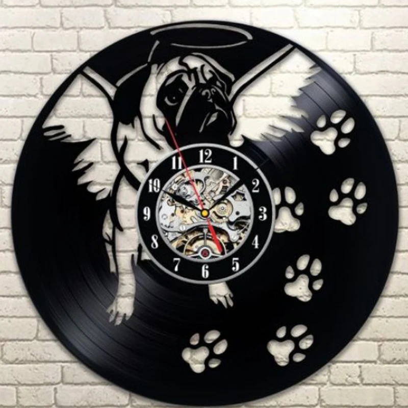 Креативные настенные часы с виниловой записью CD современный дизайн изображением