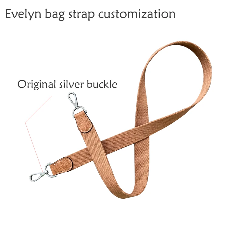 

Evelyn Bag Belt Customization/Cowhide Material Bag Belt Shoulder/Diagonal Bag Belt