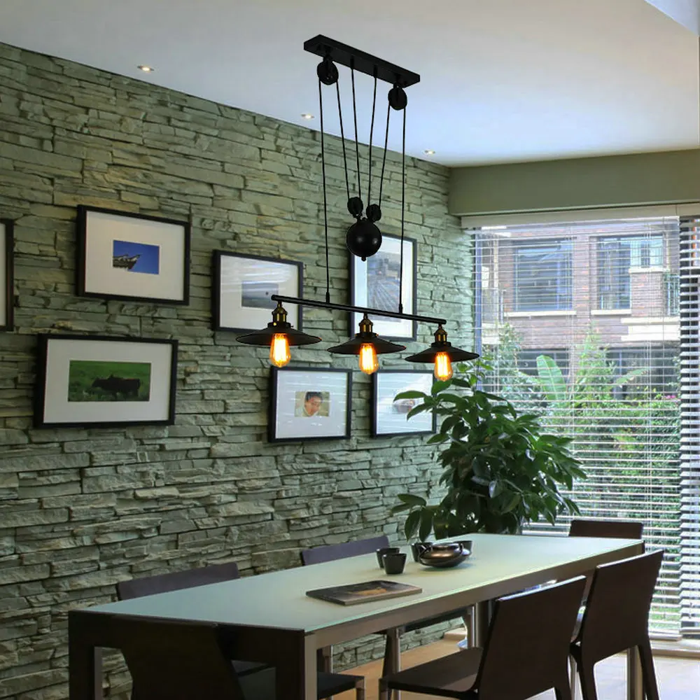 Винтажный подвесной светильник в стиле индастриал для спальни винтажная лампа