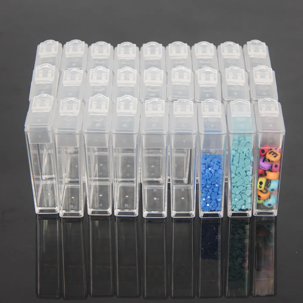 Прозрачный контейнер для алмазной вышивки