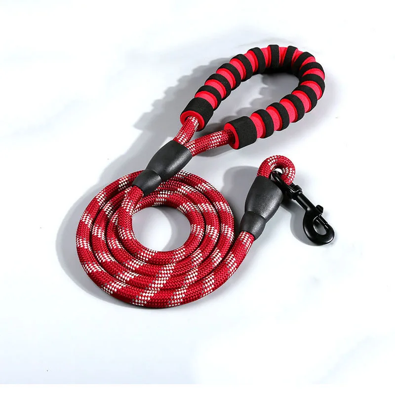 Светоотражающий большой Поводок для собак нейлоновый поводок горного