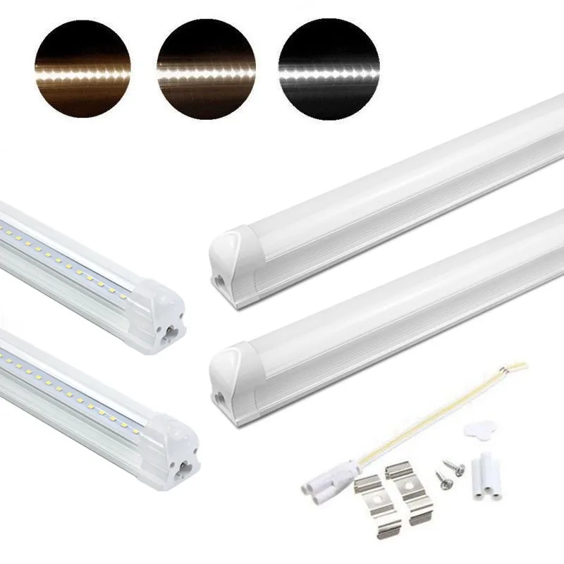 4X10X120 см 18 Вт T8 светодиодный røhre ламповый светильник Lichtleiste leuchtstoffrøhre Leuchtstofflampe Komplett Kaltweiß warmweineutß alweiß