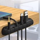 Органайзер для кабеля, магнитный силиконовый USB-кабель, устройство для сматывания кабеля из волокна, для мыши, провода, настольные аксессуары