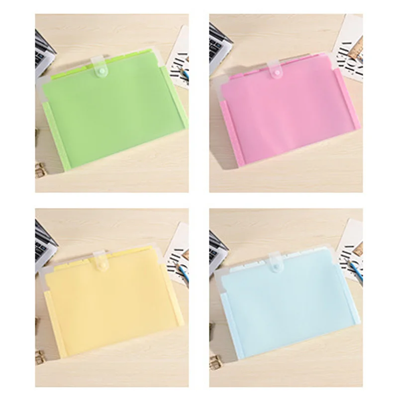 Оптовая продажа пластиковый расширяющийся кошелек формата А4 папка для файлов