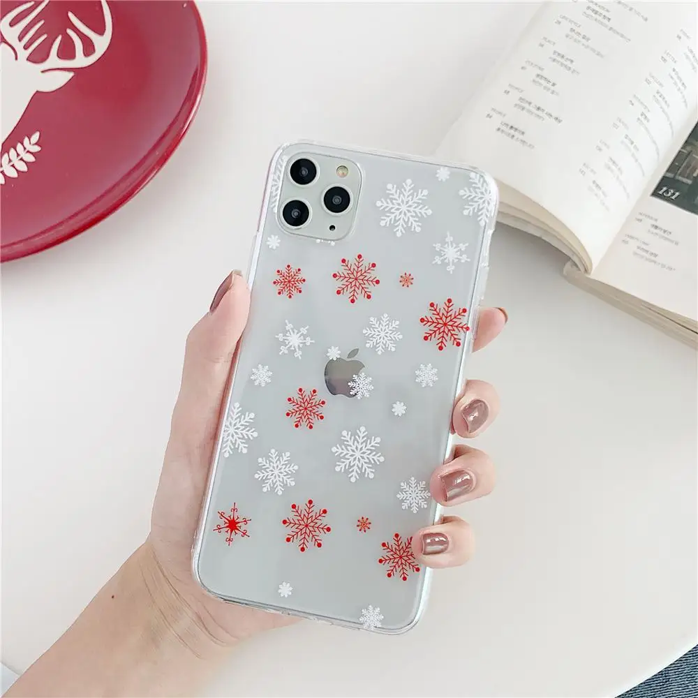 Рождественский новый год зима Белоснежка чехол для телефона iPhone 11 Pro XS MAX XR X 10 7 8 Plus