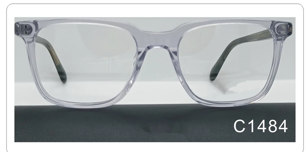 Винтажные квадратные оптические очки для близорукости с прозрачными линзами