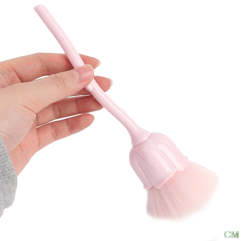 

Nail Art Brush Soft Rose Flower Shape Blush Foundation Powder Make Up Brushes