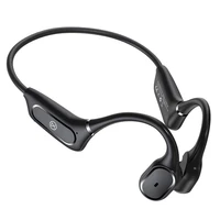 bluetooth 5 0 bone conduction headset smart press headphone with mic ip55 waterproof headphones