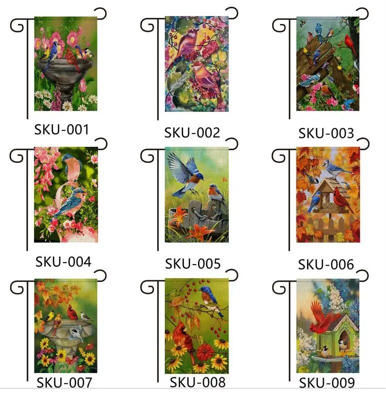 

Новые цветы, птицы, стрекоза, перья, цифровой теплопередающий садовый льняной флаг, можно изготовить на заказ