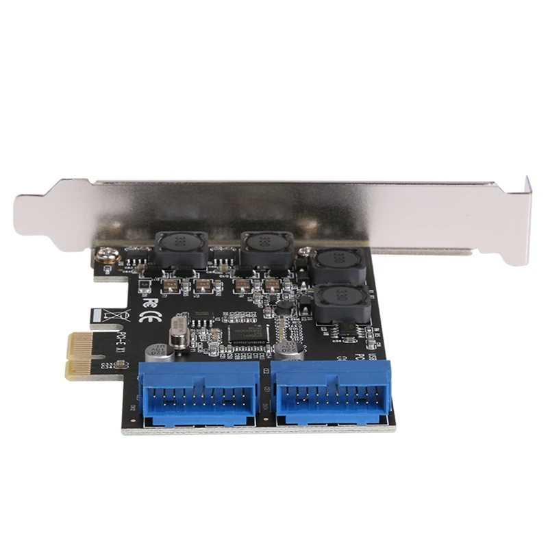 Usb 3,0 Pcie Pci Express плата управления адаптер Pci-E Плата расширения настольная Передняя Pcie передача Usb3.0 19Pin интерфейс Adap