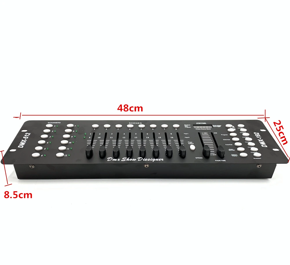 192 DMX контроллер для светодиодных сценических огней dmx dj Освещение 512 консоль DJ