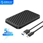 Чехол ORICO для внешнего жесткого диска 2,5 дюйма SATA HDD SSD Внешний бокс 4 ТБ Type C на USB 3,03,1 HDD корпус для SSD