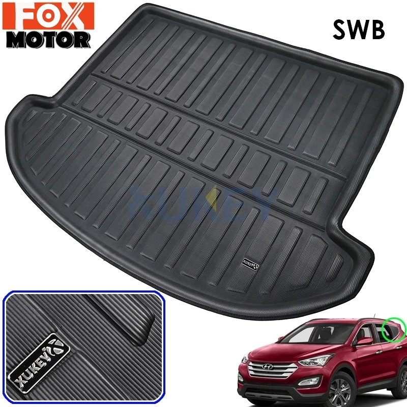 Подходит для hyundai Santa Fe 7 местный 2013 2014 2015 2018 задний багажник Грузовой коврик
