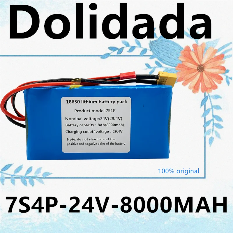 

Dolidada Новый 7s1p 24V 8000 мА/ч, комплект литий-ионный батарей подходит для скутера игрушечный велосипед со встроенным BMS и зарядным устройством по ...