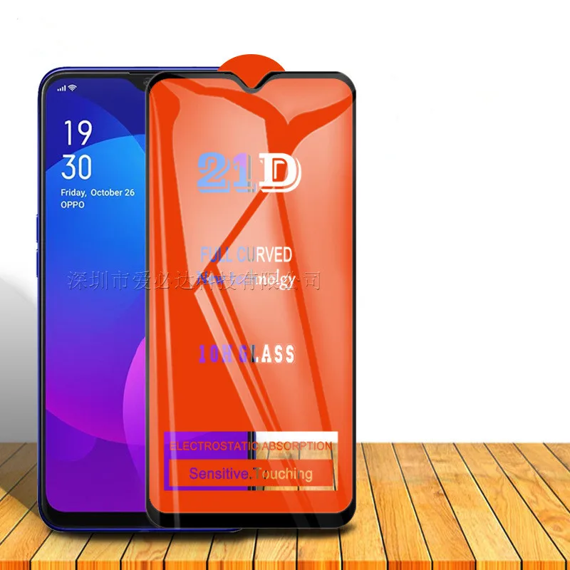 21D мобильный телефон с закаленным стеклом, пленка женская для OPPO F7 F7youth F9 F11 F11pro FINDX R17 R17pro