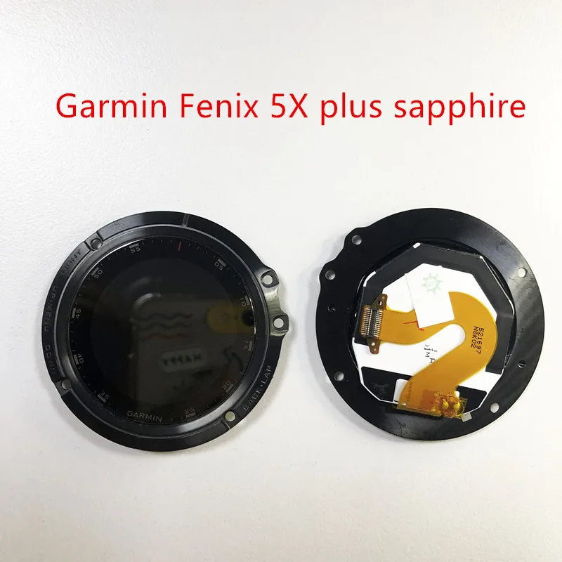 

ЖК-экран для GARMIN Fenix 5X Plus Sapphire, ЖК-экран 010-01989-00, черный ЖК-дисплей, экран, запасная часть, ремонт