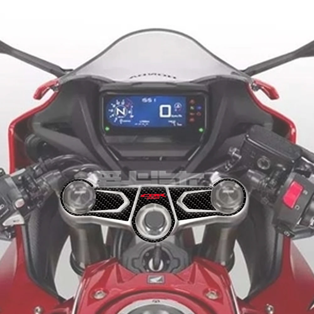 Наклейка на крышку бака из углеродного волокна CBR 650R вилка тройное дерево верхняя
