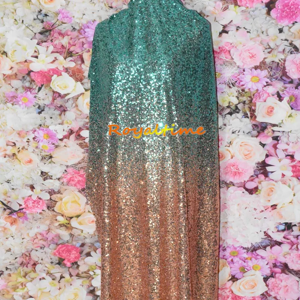 Градиентная зеленсветильник Тая ткань с блестками кружевная для платьев