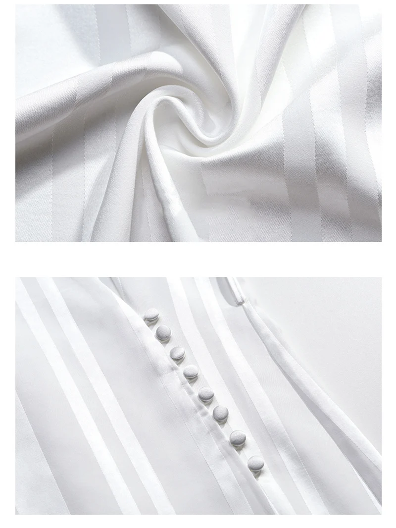 

[EAM] Women Striped Bandage Temperament Long Trench New V-collar Long Sleeve Loose Fit Windbreaker Fashion Spring 2021 LC130