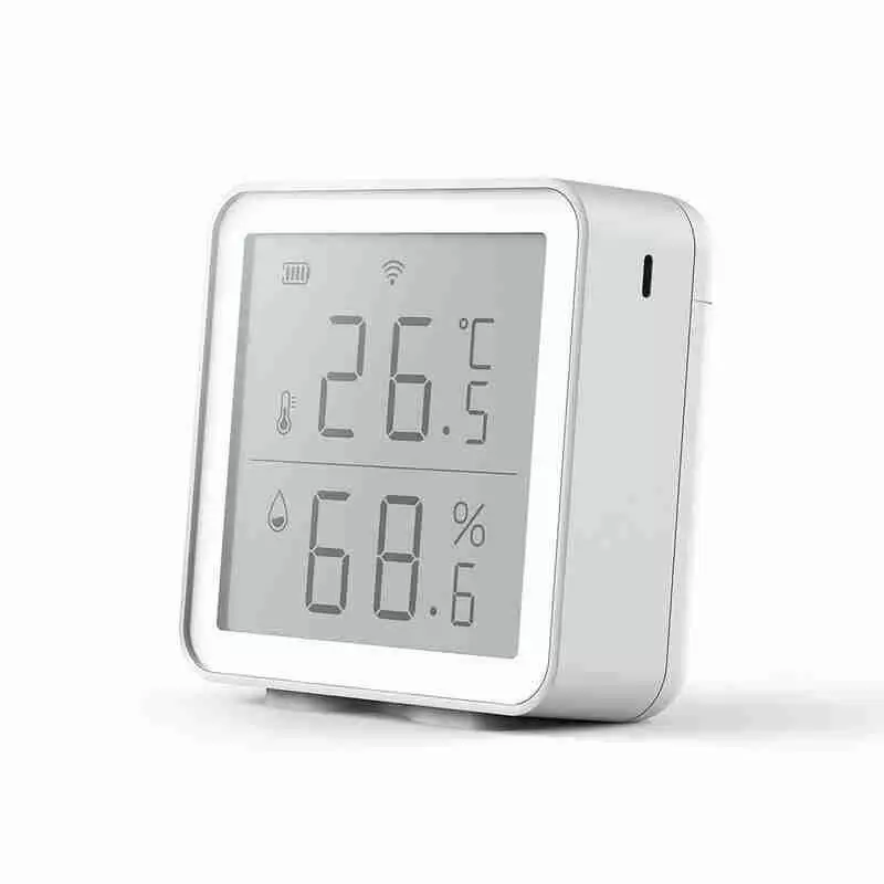 Wifi Temperature And Humidity Sensor Indoor Hygrometer Thermometer Support for Alexa Google Home Smart Life S0T6 | Безопасность и
