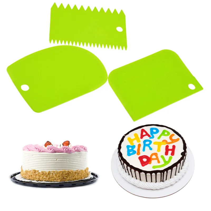 

Cake Tools Dough Scrapers Cream Cake Spatula Baking Scraper Multipurpose Kitchen Scrapers for Pastry Cake Baking Tools for Cakes