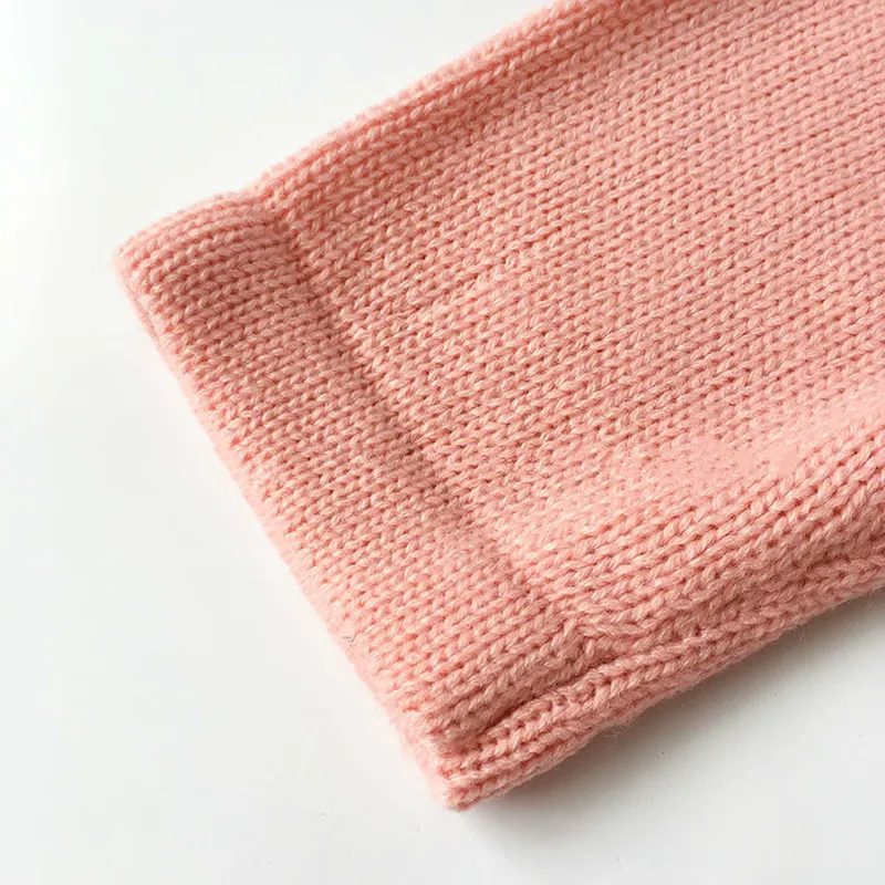 Gaganight Модный женский свитер Осенний однотонный пуловер с круглым вырезом