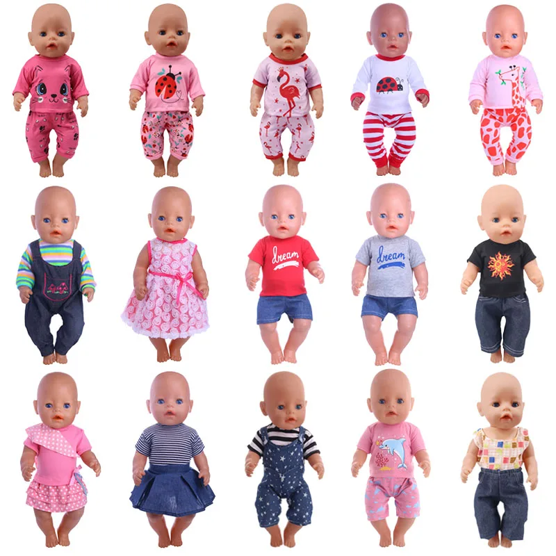 Кошка жук животные узоры кукла одежда для детей 18 дюймов американский и 43 см