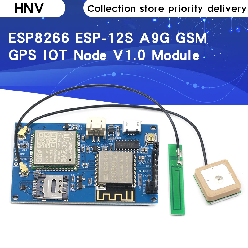 ESP8266 ESP 12S ESP12S A9G GSM GPRS + GPS IOT узел V1.0 модуль макетная плата с универсальным Wi Fi и