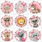 AZQSD Алмазная Вышивка Кот Лев Вышивка крестиком Картина Стразы Алмазная картина Мультяшные животные Подарочное украшение