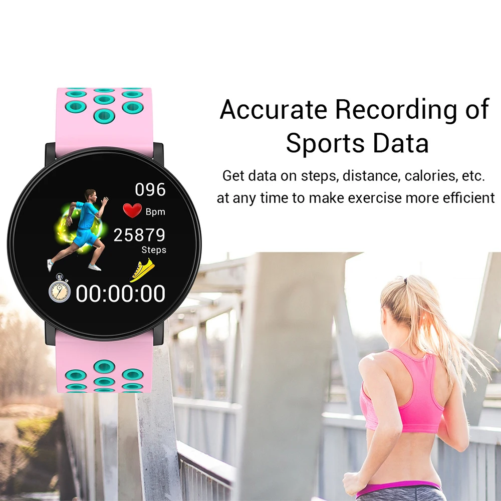 New Smart watches Waterproof Sports for iphone phone Smartwatch Heart Rate Monitor Blood Pressure Functions For Women men kid |