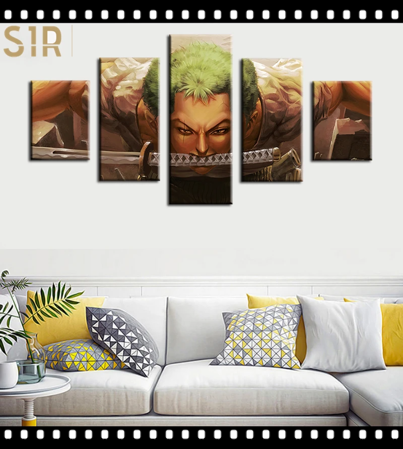 

Home decor Poster Print Canvas Painting Picture Home Decor Modern 5 Pieces Pictures Wall Art for Living Room