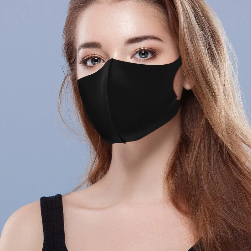 

10PCS Reusable Sponge Mask Windproof Warm Dust Mask Safe Breathable Mouth Mask Washable Dustproof Anti Smoke Mask Respirator