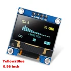 0,96 O светодиодный дисплей синий I2C IIC Серийный 128x64 O светодиодный ЖК-дисплей Ssd1309 0,91 дюйма O светодиодный дисплей модуль для Arduino Raspberry Pi дисплей