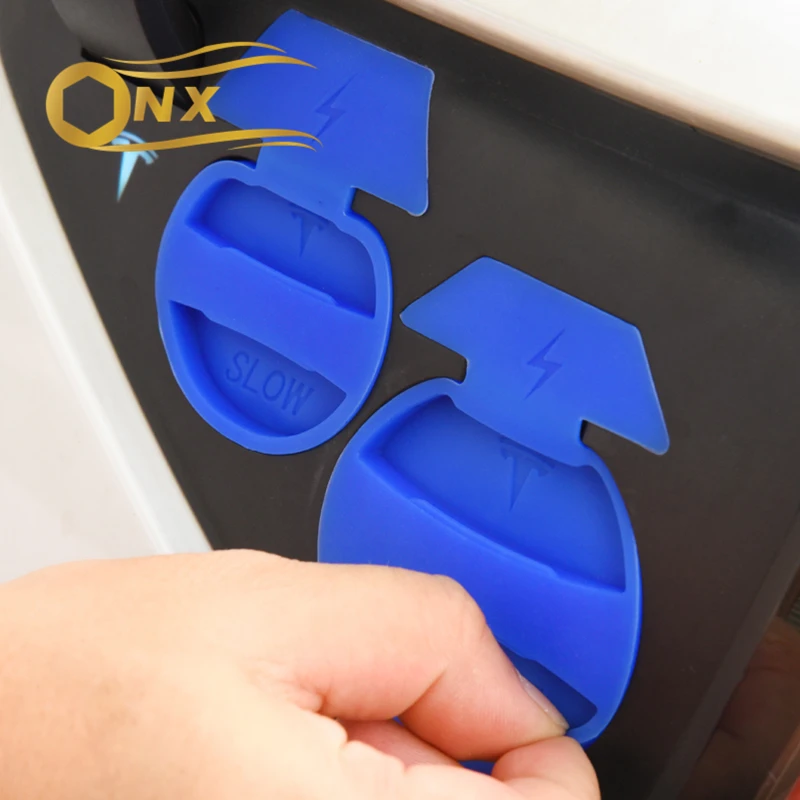 Автомобильный водонепроницаемый чехол для зарядного порта пылезащитный Tesla Model3