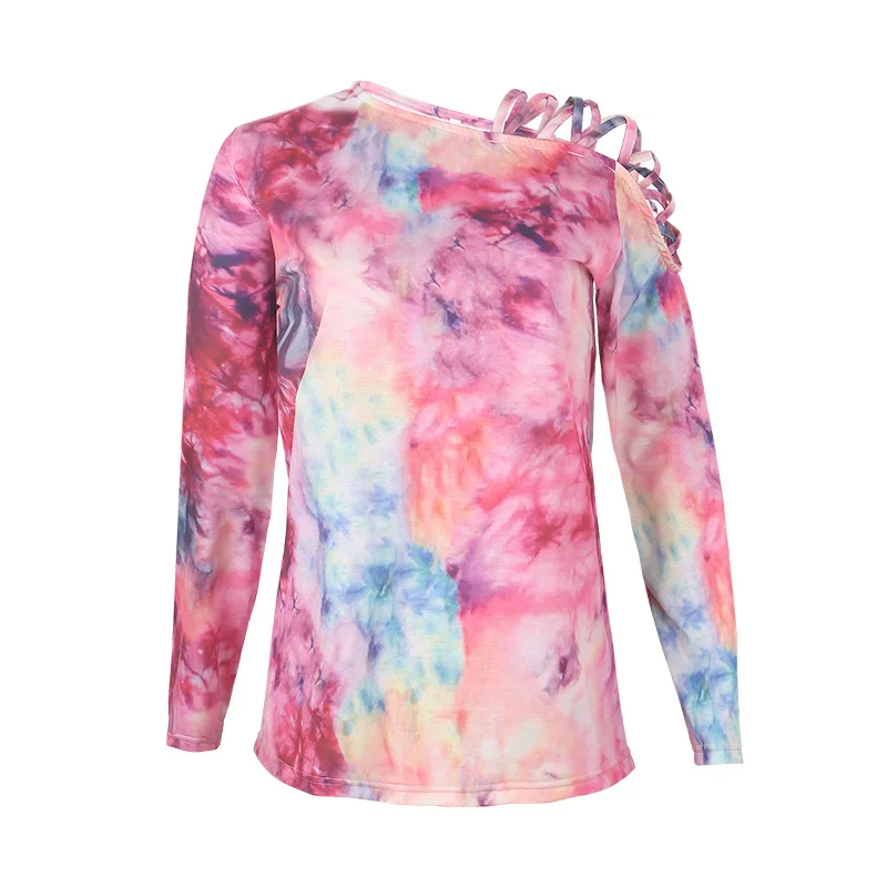 Женская одежда блузы Повседневная футболка женские модные рубашки с принтом