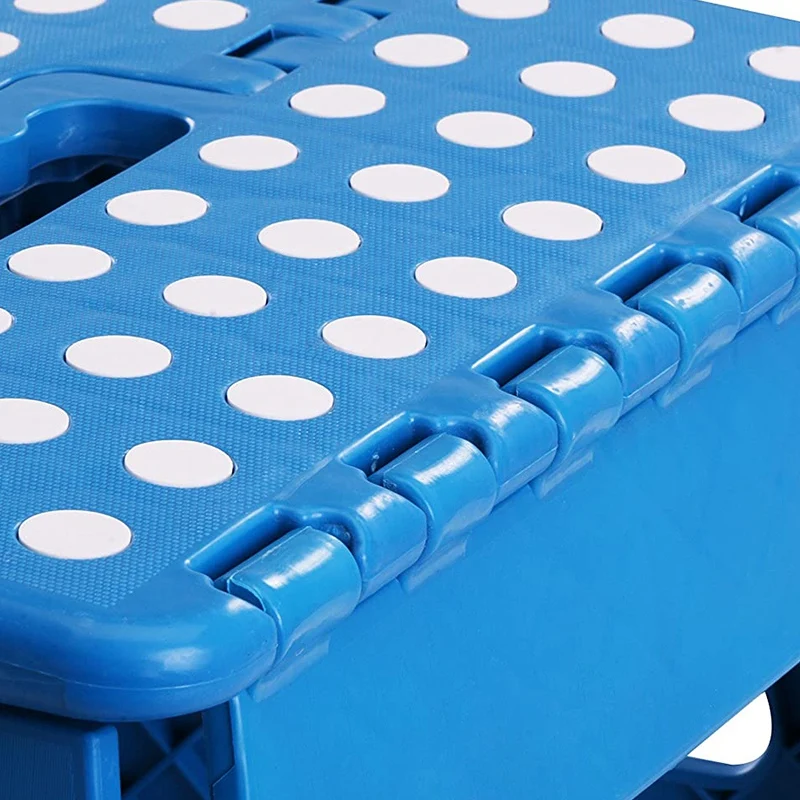 

Foldable Step Stool for Kids Lightweight Plastic Design Blue