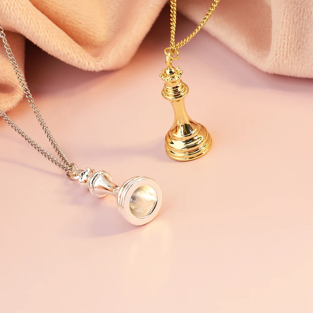 Подвеска в форме шахматы polyhedplus, подвеска в виде короля, королевы, жука, рыцаря, Бишопа, пиона, самодельного ожерелья для пар, ювелирные изделия, подарок для мужчин и женщин