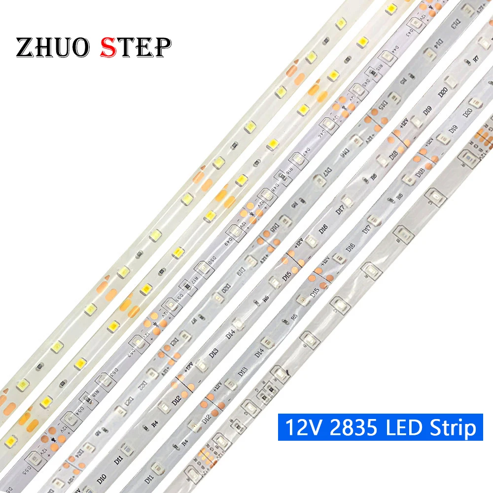 12 В постоянного тока Вольт Светодиодный светильник лента 2835 RGB Водонепроницаемый