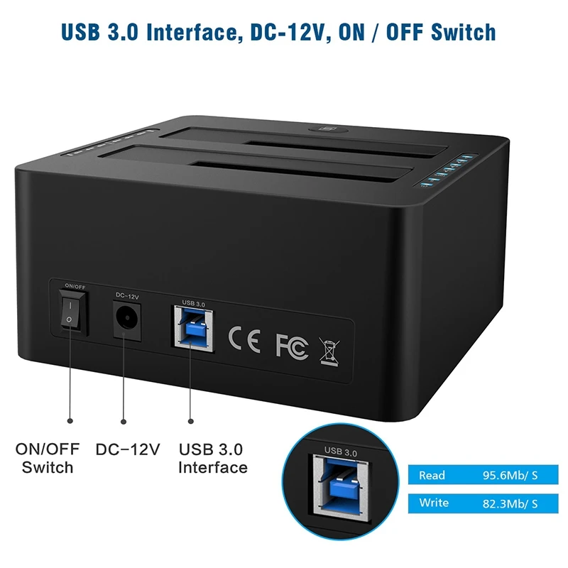 Кардридер для жесткого диска внешний тройной SATA IDE HDD док станция 2 5/3 5 дюйма
